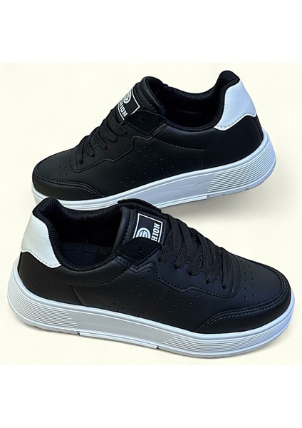 Kafkaslar Siyah Kız Erkek Çocuk Sneaker Spor Ayakkabı