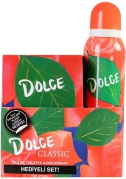 Classic Edt 100 ml Kadın Parfümü ve 150 ml Deodorant Seti 8690644012044