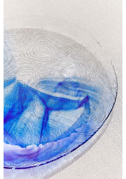 Linden Batik Yemek Tabağı 26 cm Mavi modelleri