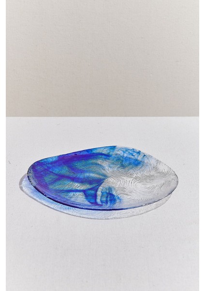 Linden Batik Yemek Tabağı 26 cm Mavi indirimleri