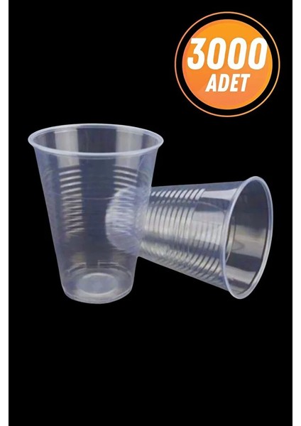 180CC Pet Su Bardağı Plastik Bardak Otamat Bardağı 3000 Adet