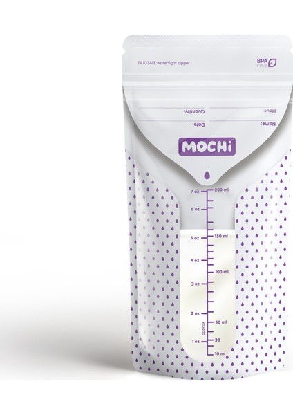 Mochi Anne Sütü Saklama Poşeti 50 Adet