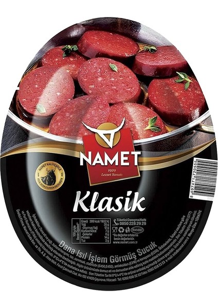 Dana Sucuk 200 G x 12 Adet – Baharatlı ve Geleneksel Isıl Işlem Sucuk