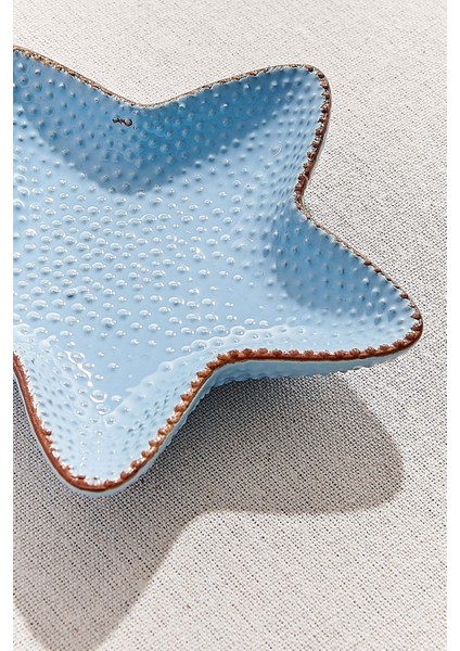 Starfish Seramik Tabak L Mavi modelleri