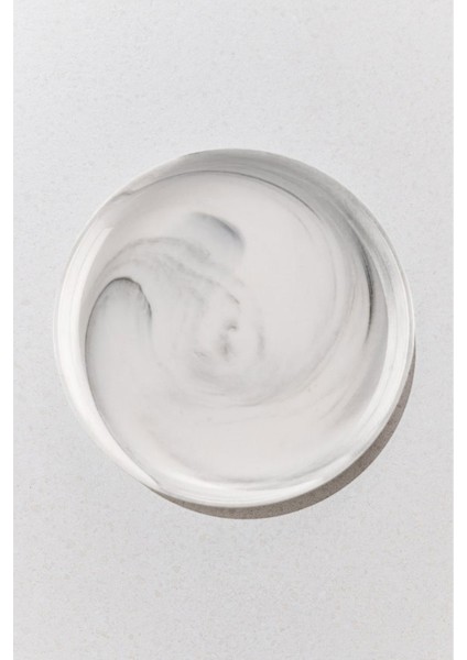 Marble Porselen Servis Tabağı Yuvarlak Gri