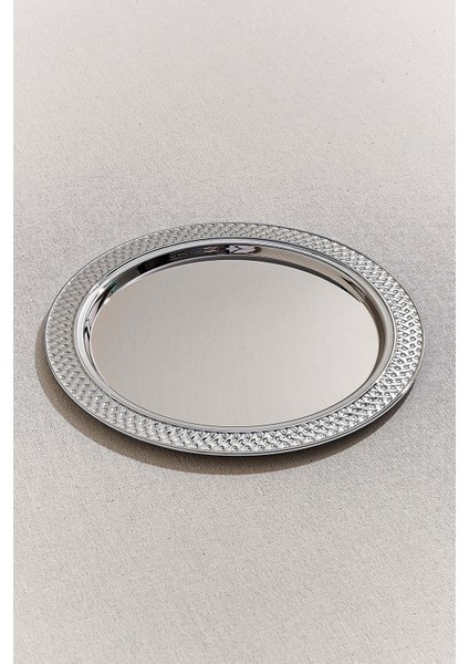 Örgü Metal Tepsi S