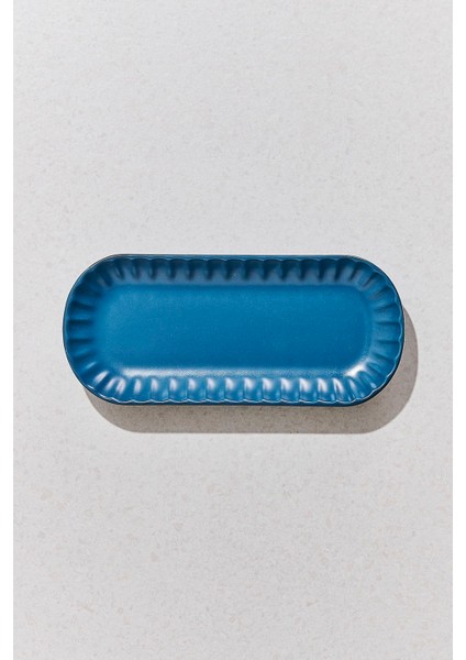 Soft Seramik Servis Tabağı Mavi fiyatları