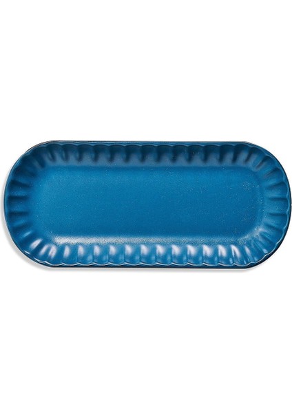 Soft Seramik Servis Tabağı Mavi indirimleri