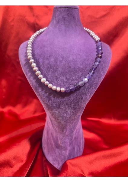 Inci ve Ametist Kolye modelleri