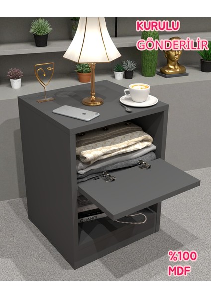Kili Gizli Bölmeli Komodin,mdf,kurulu Gönderilir,montaj Gerekmez modelleri