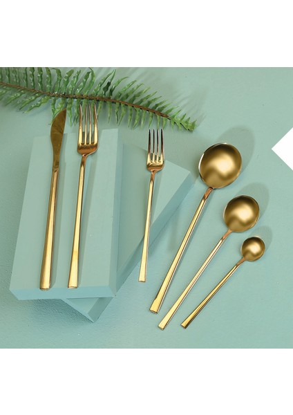 Asil Gold 36P Çatal Kaşık Bıçak Seti 4689