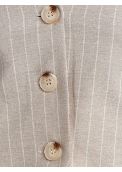 60593 Çizgili Kombine Yelek-Taş fırsatları