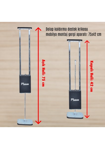 Dolap Kaldırma Destek Krikosu Mobilya Montaj Gergi Aparatı 1 Adet fiyatları