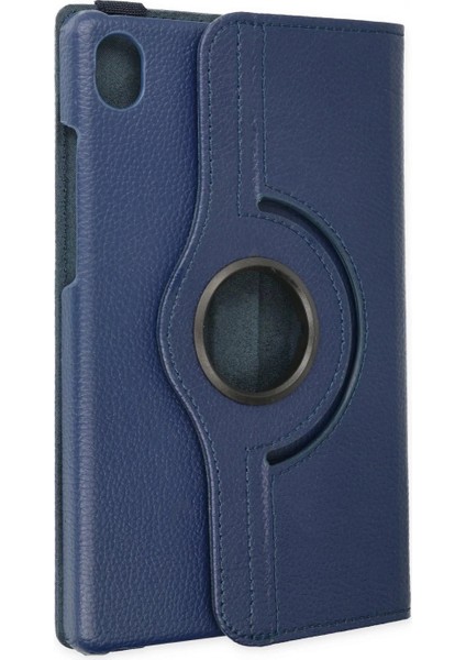 Samsung Galaxy X510 Tab S9 Fe 11 Kılıf 360 Tablet Deri Kılıf - Lacivert