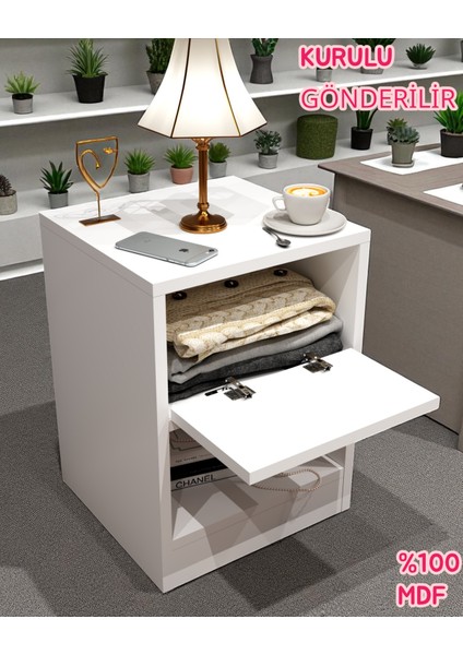 Kili Gizli Bölmeli Komodin,mdf,kurulu Gönderilir,montaj Gerekmez fırsatları