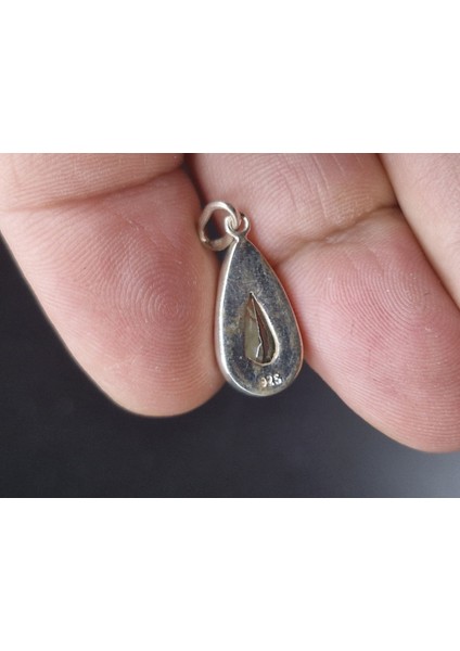 2.53 Gram Natural Sitrin 925 Ayar Gümüş Kolye Ucu fiyatları