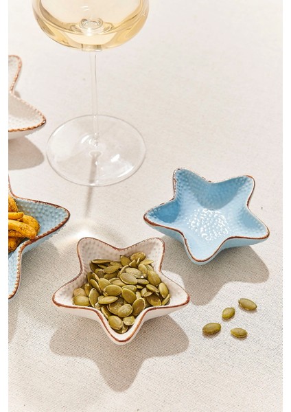 Starfish Seramik Tabak S Krem