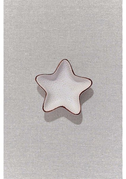 Starfish Seramik Tabak S Krem modelleri