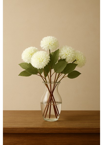 Yapay Kasımpatı Çiçeği Beyaz 45 cm