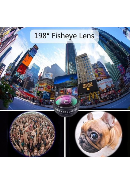 Apexel APL-DG10 10’u 1 Arada Fotoğraflar Için Objektif Seti, Akıllı Telefon Için