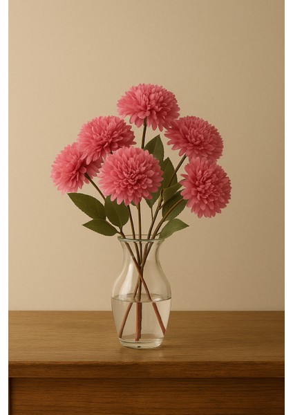 Yapay Kasımpatı Çiçeği Pembe 45 cm