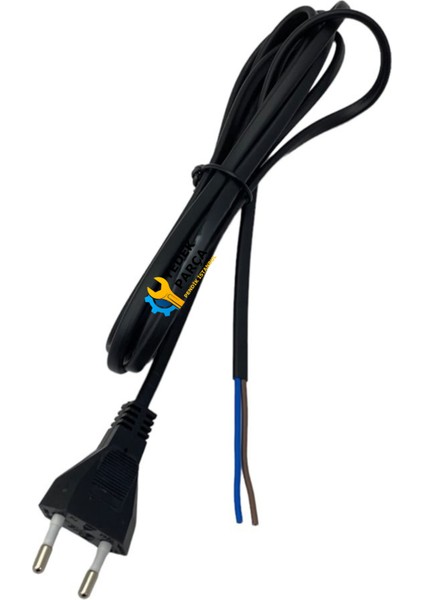 Universal Saç Kurutma ile Tost Makinesi, Blender ve Meyve Sıkacağı Için Kablo Ince 2X0.75MM 2.25M