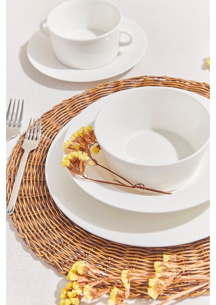 Wicker Amerikan Servis Kahverengi