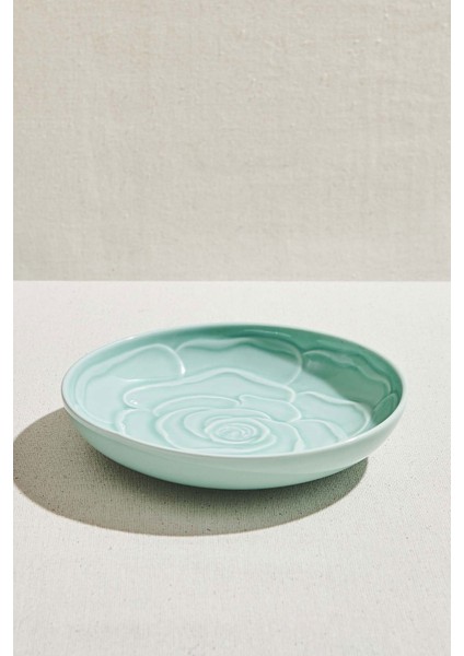 Rose Seramik Çukur Tabak Yeşil modelleri