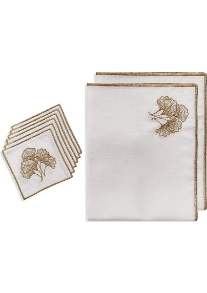 Ginko Amerikan Servis ve Bardak Altlığı Seti 6'lı modelleri