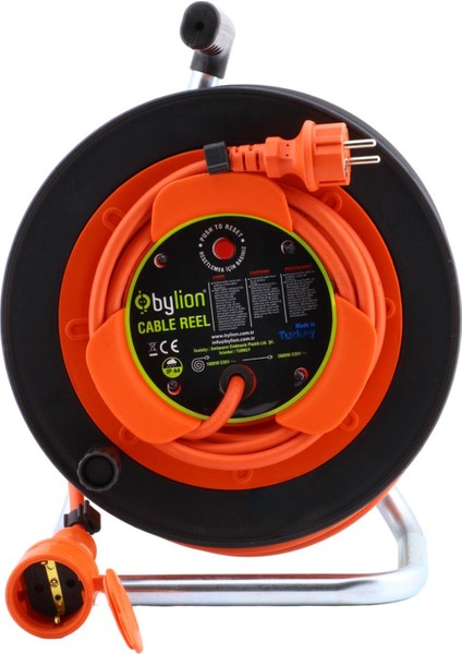 Plastik Makaralı Seyyar Kablo Uzatma Kablosu 3x2.5 mm Cca Kablo 30+2 Metre fırsatları