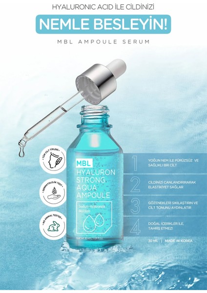 Teresia Aqua Ampoule Serum Kuru Ciltler Için Nemlendirici ve Onarıcı Saf ve Yoğun Hyaluronik Asit Içerikli fiyatları
