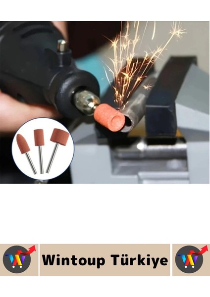 Dayanıklı Atölye Tamir Metal Ahşap Plastik Parlatma Temizleme Çapak Alma Kalıpçı Taşlama Seti 10 Prç fiyatları