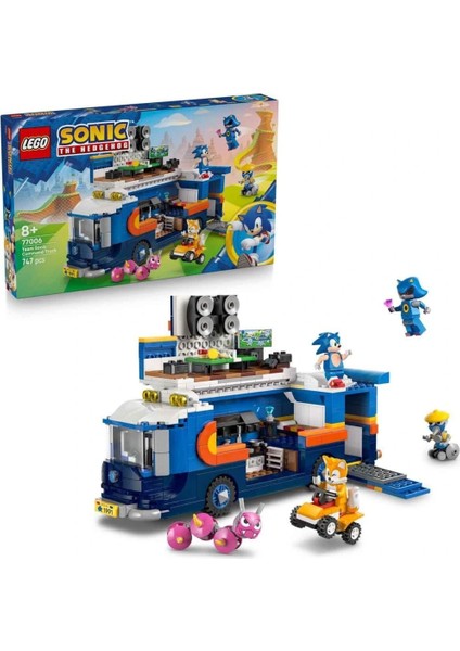 Nessiworld 77006 Sonic The Hedgehog Sonic Takımı Komuta Kamyonu 747 Parça +8 Yaş