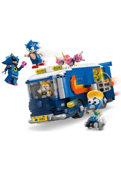 Nessiworld 77006 Sonic The Hedgehog Sonic Takımı Komuta Kamyonu 747 Parça +8 Yaş modelleri