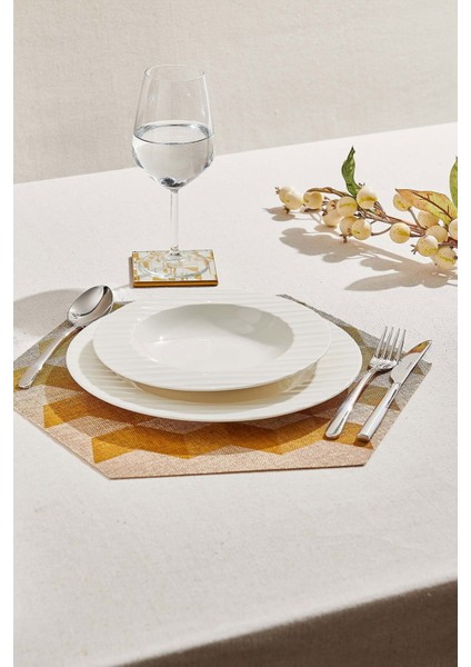 Aqua Porselen Çukur Tabak