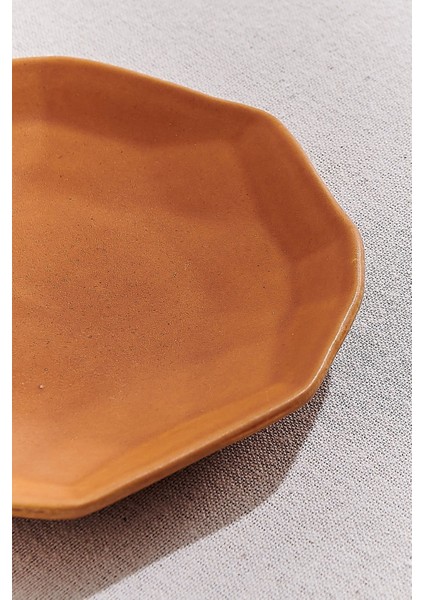 Origami Seramik Mini Tabak Turuncu / Bej fırsatları