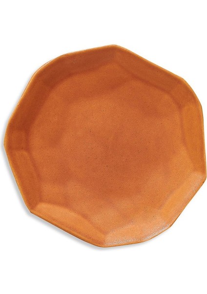 Origami Seramik Mini Tabak Turuncu / Bej indirimleri