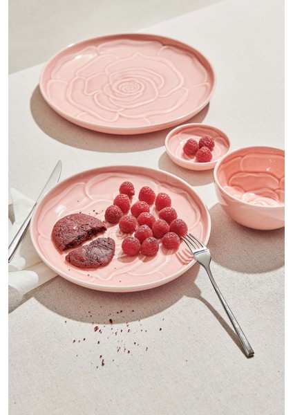 Rose Seramik Çukur Tabak Pembe fiyatları