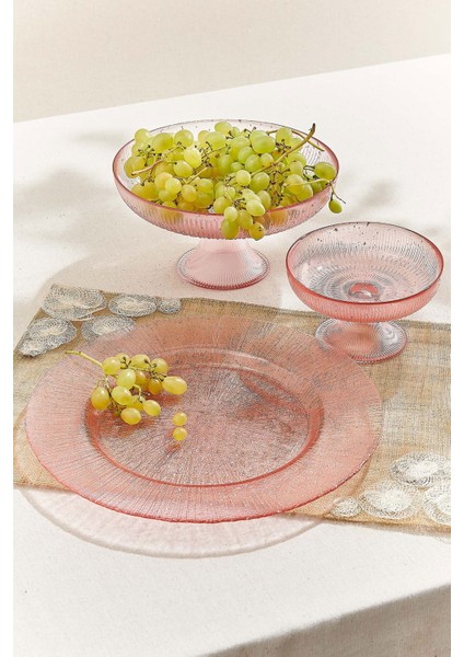 Blush Ayaklı Servis 24 cm