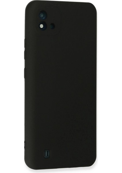 Realme C11 2021 Kılıf Nano Içi Kadife Silikon - Siyah modelleri