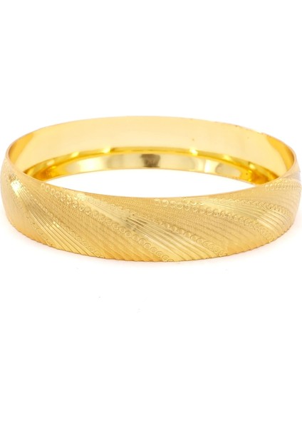 altın kaplama noktalı dalgalı model bılezık-blz-3111 fiyatları