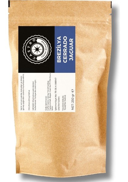 Brezilya Cerrado Jaguar Kahve 1000 GR. (4X250 Gr) fiyatları