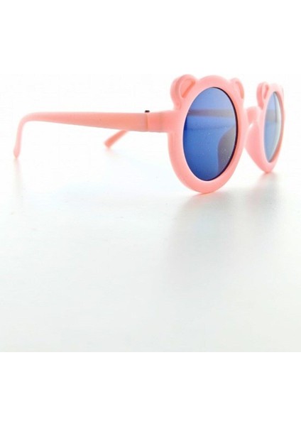 Uv 400 Korumalı Kids Sevimli Çocuk Güneş Gözlüğü Pembe Ayıcık Çerçeve Uv 400 Korumalı Çocuk Güneş Gözlüğü modelleri