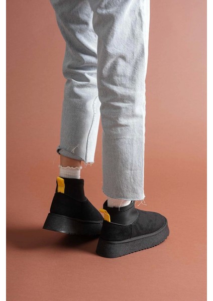 Cuen Siyah Süet Bot modelleri