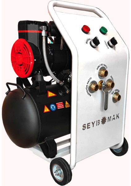 Havalı Petek Temizleme ve Kanal Açma Makinesi 24 Litre Çift Yönlü 2 Hp modelleri