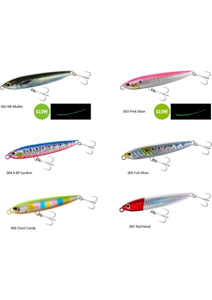 Exsence Galaslide 95F 95MM 14G Su Üstü Maket Balık 006 Chart Candy fiyatları