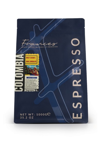 %100 Colombia Espresso |Orta- Koyu Kavrum |Çekirdek Kahve | 2*1000 Gr |Dengeli Gövde, Düşük Asidite fiyatları