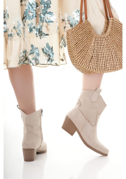 BAHRİNA Western Acı Kahve Kısa Kovboy Çizme fiyatları