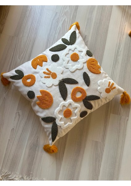 Tekli Premium Punch Işlemeli Nakışlı Temalı Kırlent Kılıfı fiyatları