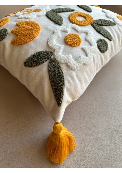 Tekli Premium Punch Işlemeli Nakışlı Temalı Kırlent Kılıfı fırsatları